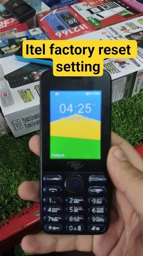 itel factory reset setting short