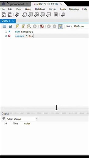 SELECT statement using in MYSQL workbench #mysql #mysqlworkbench #database