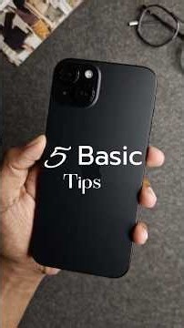 5 Basic iPhone Tips 🤩 ! #shorts