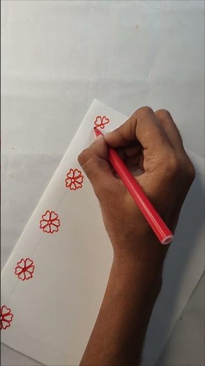 🌺 Clean & classy floral border design for project files | Bunnyy Artzz 🎨