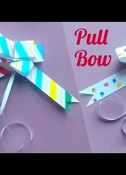 How to make Pull Bow🎀 for Gift🎁 Packing | DIY Pull Bow