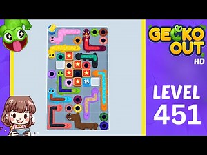 Gecko Out Level 451 Solution Walkthrough