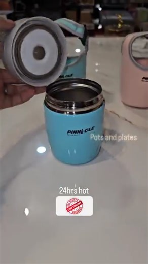 THE_POTS_AND_PLATES on Instagram: "Pinnacle tiffon with spoon 350ml MRP:₹1250/- OFFER:₹799/- Hot meals anytime, anywhere Keeps food warm for 24 hours , perfect for winter Available now at Pots and Plates."