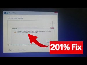 No signed device drivers were found Windows Install | Fix no signed device drivers were found