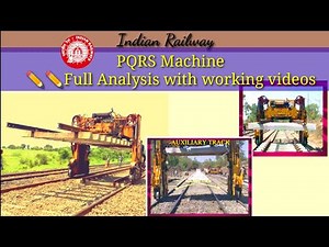PQRS machine | Plasser quick relaying system | TTR | CTR | Railway pqrs