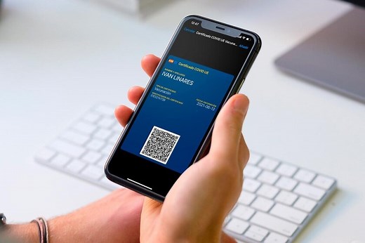 El Certificado Covid para Apple Pay y Google Pay: así puedes pedirlo en formato Passbook desde la web de Sanidad