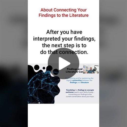 Connecting your findings to the literature #dissertation #qualitativeresearch #discussionchapter #thesis