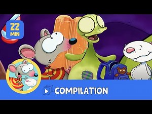 Un nouvel ami dans le sac à dos 🎒🐭🐱 avec Toupie et Binou + 4 aventures de recherches