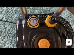 O3 Odor Solutions LLC - Vapor Steaming a Sectional Sofa Using the McCulloch MC1385 Deluxe.