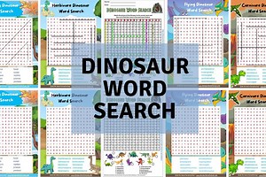Dinosaur Word Search - Dinosaur Facts For Kids