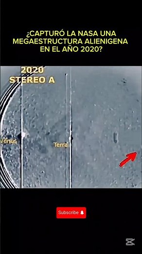 ¿OVNI Gigante Captado por la NASA en 2020? | ¿Capturó la Nasa una MEGASESTRUCTURA ALIENIGENA?