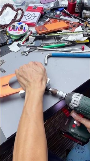 TOTAL RESTORATION: Using An Impact Drill To Reshape A Phone Frame 📱