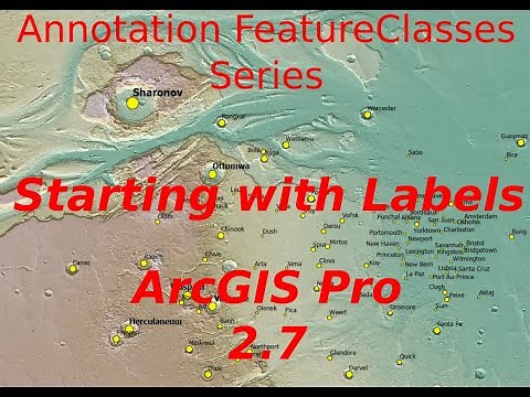 Creating Annotation FeatureClasses: Part 1 Starting with Labels