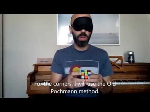 First Blindfolded Rubik's Cube Solve (with instructions)