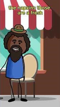 The Worst Waiter EVER 🤯😂 #animation #cartoon #comedygenre