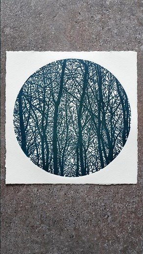 The Forest vol.2 - part 2/2 - linocut printing process