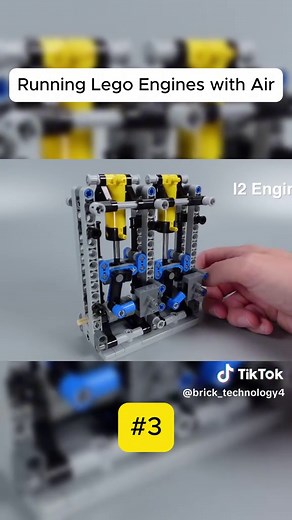 Rungning lego engines with air #3 #engines #hot