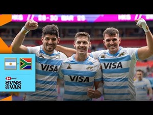 Argentina do it AGAIN! | Argentina v South Africa | HSBC SVNS Vancouver | Cup Final Match Highlights