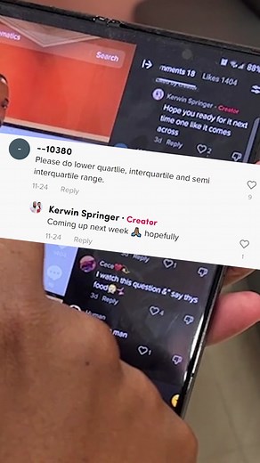 interquartile range means what? CSEC MATHS #quickmaths