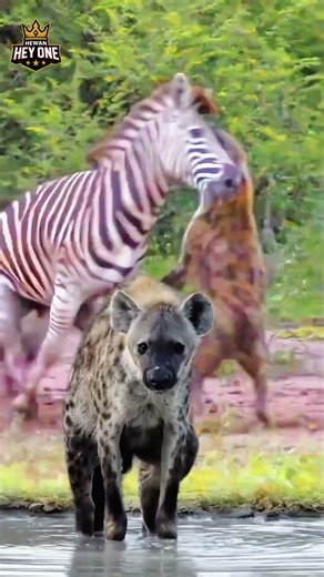 Zebra Fights Back! Hyena Gets Shocked by a Sudden Counterattack!
