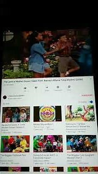 Barney rhyme time rhythm the land of mother goose