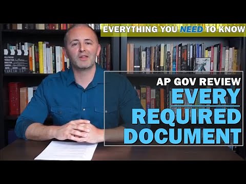AP Gov Required Documents Exam Review NEW!