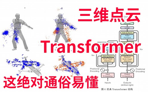 大佬带你啃透【三维点云+Transformer】实战教程，让你零基础学习也没有压力，带你手把手推代码，简直太详细了！！！-人工智能/深度学习/图像分割
