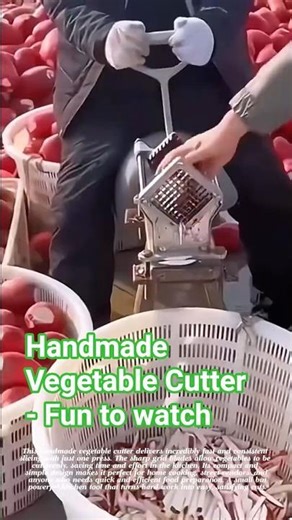 HANDMADE VEGETABLE Cutter - Fun to watch #satisfying #agriculture #farmingtips #short