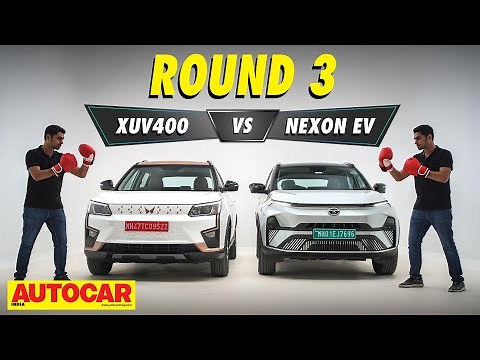 2024 Mahindra XUV400 vs Tata Nexon EV - Best EV under Rs 20 lakh? | Comparison | ‪@autocarindia1‬