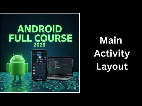 Main Activity Layout in Android Explained | UI Design | Android Course (87)