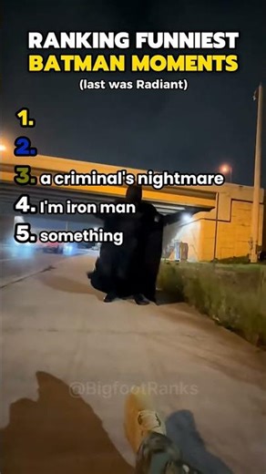 Ranking funniest Batman moments 🗿