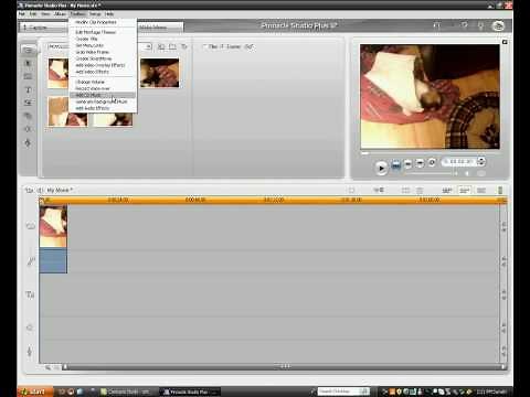 How to Use Pinnacle Studio Plus 12- Basics (Part 1)