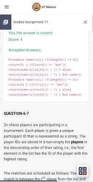 CT (Computational Thinking) Week 11 Graded Assignment || IIT Madras BS Degree