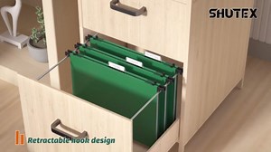 Plastic Hanging File Folders,Letter Size,Reinforced Hang Folders,Standard File Folders for Filing Cabinet,Plastic Hanging Folders,1/5-Cut Tabs,Designed for Home and Office,Black,12 Pack