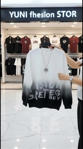 Sweater Gradasi Estetik untuk OOTD Casual