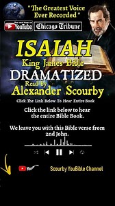 23~Book of Isaiah Short | By A.Scourby | DRAMATIZED | God is Spirit, Truth & Love #youtubeshorts