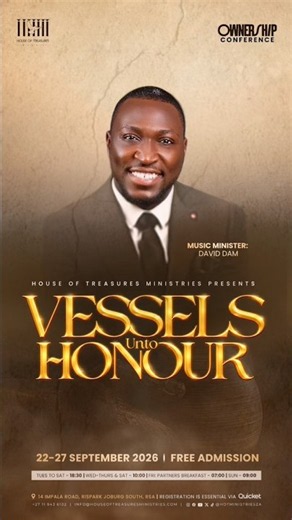 David Dam || Ownership Conference 2026 - Vessels Unto Honour