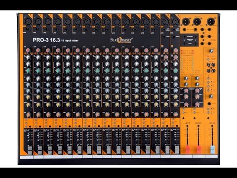 How to repair Studiomaster PRO-3 16.3; 16 channel mixer?