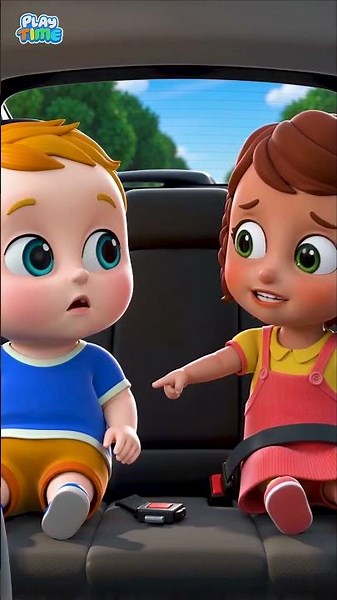 Kids learn to always buckle up for their safety | Baby Cartoon #shorts