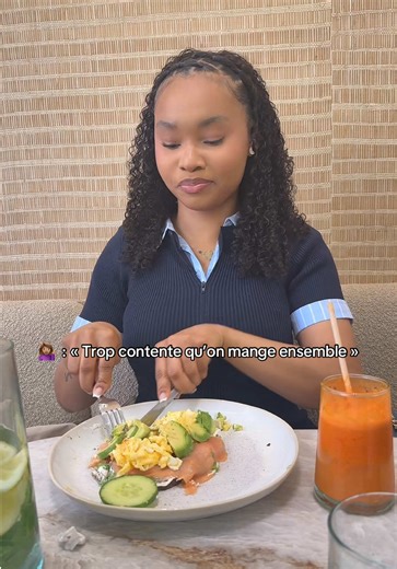 Ekié… même première bouchée j’ai pas fait 😭 #humour #date #restaurant #brunch #couplegoals