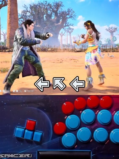 30 seconds to Master Up-back Korean Backdash KBD #PlaywithMixbox #Mixbox #Leverless #Tekken8 Mixbox / WASD Keyboard / Leverless controller