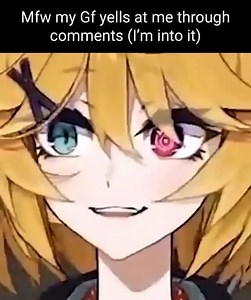 Mfw my Gf yells at me through comments (I'm into it) - iFunny