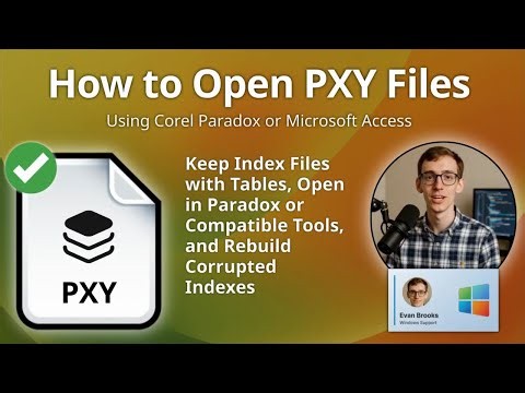 PXY File Extension: Understanding Paradox Database Index Files
