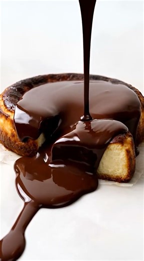 The Perfect Basque Cheesecake – Creamy, Caramelized & Irresistible! #cheesecake