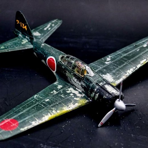 Scale Model Magic: AirFix Zero Build Revealed #scalemodelbuild #airfix #plasticmodelkit