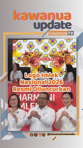 Logo Imlek Nasional 2026 Resmi Diluncurkan, Paduan Akulturasi Budaya Kuda Lumping dan Harmoni Nusantara. | KAWANUA TV MANADO