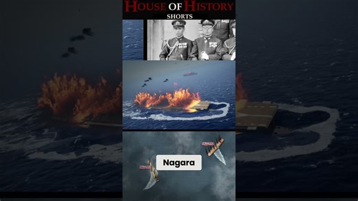 Burning Soryu during the Battle of Midway!