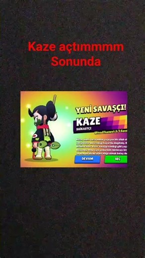 kaze açtımmmmm