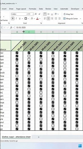 Make Your Excel Look Cleaner in 5 Seconds 🤯 (Header Trick) #excel #exceltips #exceltricks