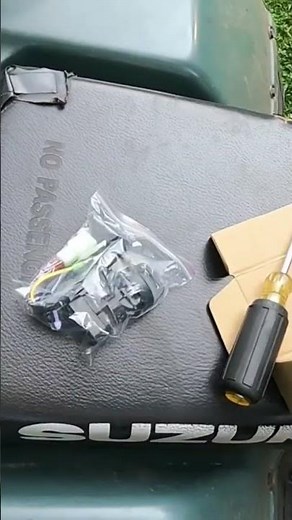 Installing an ignition switch #repair #suzuki #quad #atv